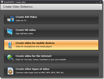 Create video slideshow