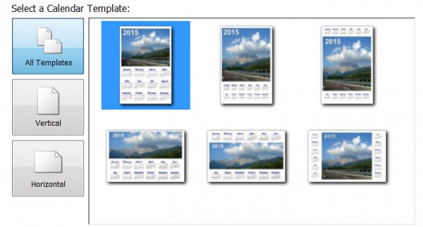Photo Calendar Creator PRO - templates