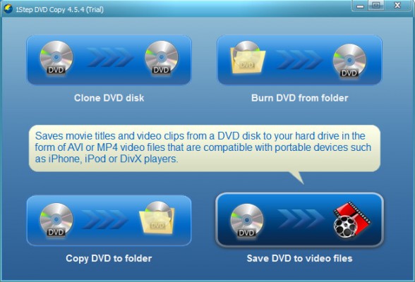 Save DVD to video files