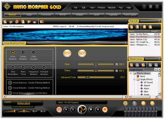 Music Morpher Gold screenshot