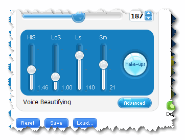 Voice beautifying
