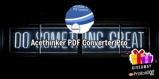 Acethinker PDF Converter Pro
