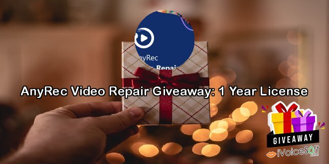 AnyRec Video Repair Giveaway: 1 Year License