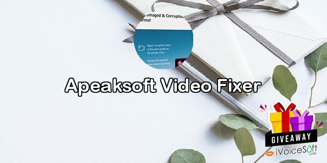 Apeaksoft Video Fixer
