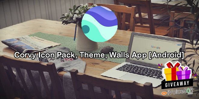 Corvy Icon Pack, Theme, Walls App [Android]