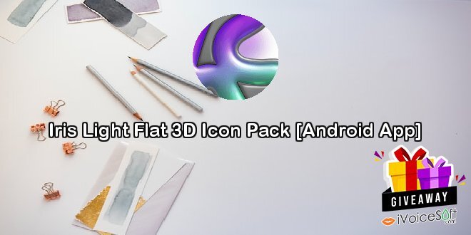 Iris Light Flat 3D Icon Pack [Android App]