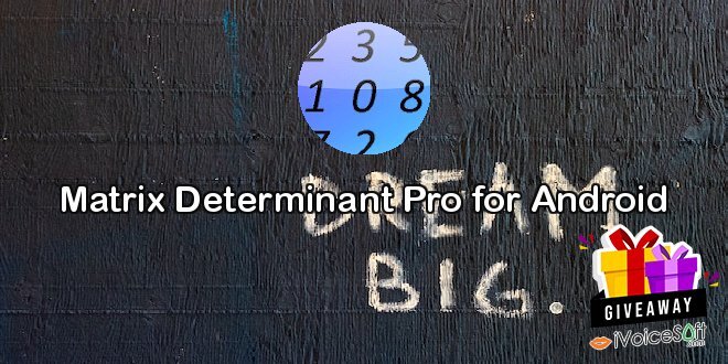 Matrix Determinant Pro for Android