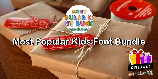 Most Popular Kids Font Bundle