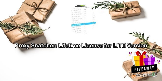 Proxy Snatcher: Lifetime License for LITE Version