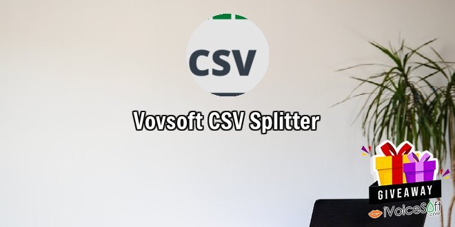 Vovsoft CSV Splitter