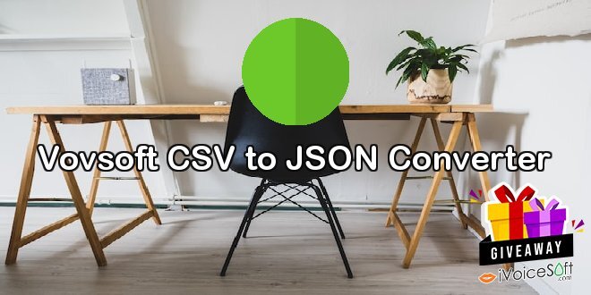 Vovsoft CSV to JSON Converter