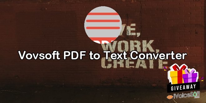 Vovsoft PDF to Text Converter