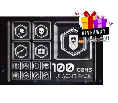 FREE Download 100 UI Sci-Fi Icons Giveaway From iVoicesoft
