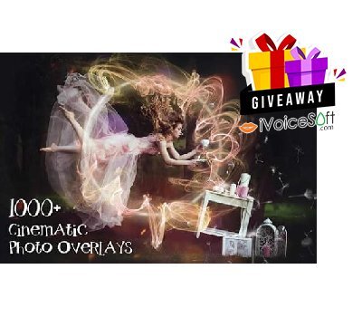 1000 Cinematic Photo Overlays Bundle Giveaway