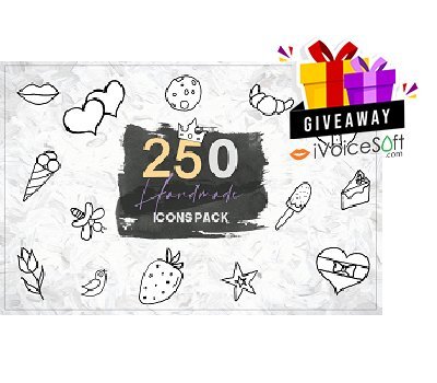 Giveaway 250 Handmade Icons Pack FREE