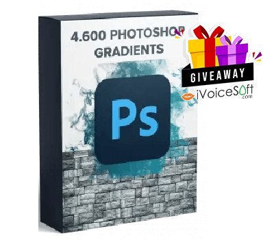 FREE Download 4600 Photoshop Gradients Giveaway From iVoicesoft