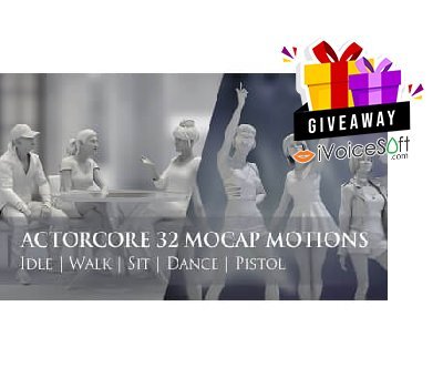 FREE Download ActorCore Mocap Motions Content Pack Giveaway From iVoicesoft
