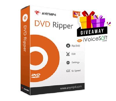 FREE Download AnyMP4 DVD Ripper Giveaway From iVoicesoft