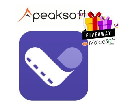 FREE Download Apeaksoft Video Editor Giveaway From iVoicesoft