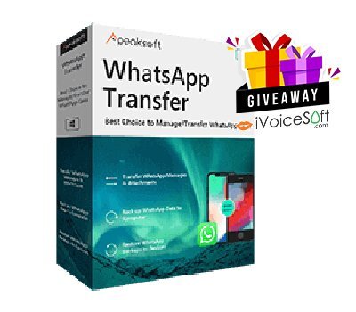 Giveaway Apeaksoft WhatsApp Transfer FREE
