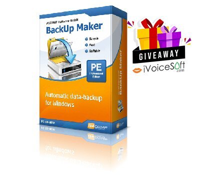 FREE Download ASCOMP BackUp Maker Professional Giveaway From iVoicesoft
