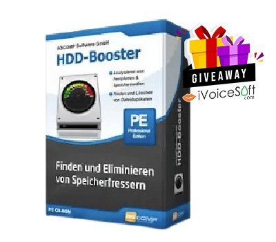 FREE Download ASCOMP HDD-Booster Professional Giveaway From iVoicesoft