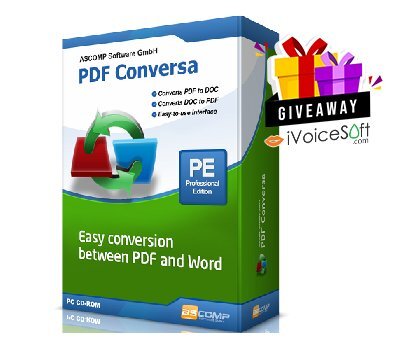 FREE Download ASCOMP PDF Conversa Professional Giveaway From iVoicesoft