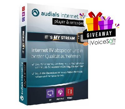 FREE Download Audials Internet TV Recorder Giveaway From iVoicesoft
