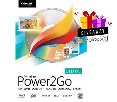 FREE Download CyberLink Power2Go Deluxe Giveaway From iVoicesoft