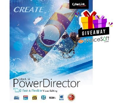 FREE Download CyberLink PowerDirector Giveaway From iVoicesoft
