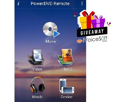 FREE Download Cyberlink PowerDVD Remote Giveaway From iVoicesoft