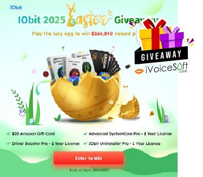 FREE Download IObit Easter Giveaway From iVoicesoft