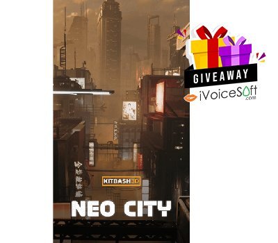 FREE Download Kitbash3D Mini Kit: Neo City Giveaway From iVoicesoft