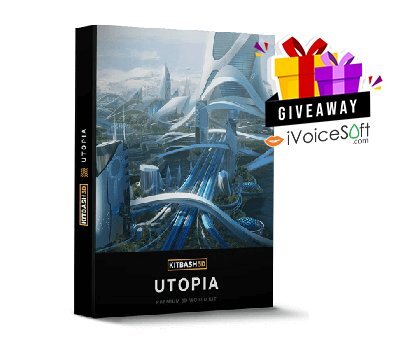 Giveaway Kitbash3D Utopia Kit FREE