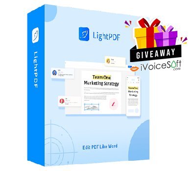 FREE Download LightPDF Editor Giveaway From iVoicesoft