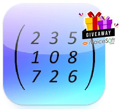 FREE Download Matrix Determinant Pro for Android Giveaway From iVoicesoft