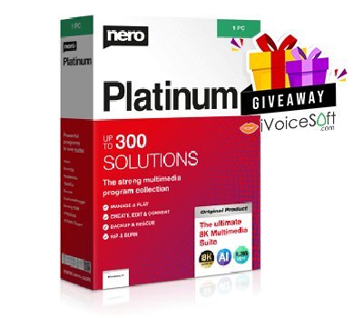 FREE Download Nero Platinum Suite SE 2024 Giveaway From iVoicesoft