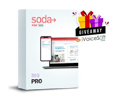 FREE Download Soda PDF 360 Giveaway From iVoicesoft