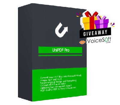 FREE Download UniPDF Pro Expert Giveaway From iVoicesoft