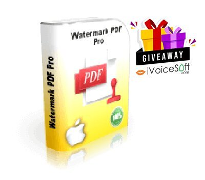 FREE Download Watermark PDF Pro Giveaway From iVoicesoft