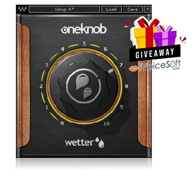 FREE Download Waves OneKnob Wetter Plugin Giveaway From iVoicesoft