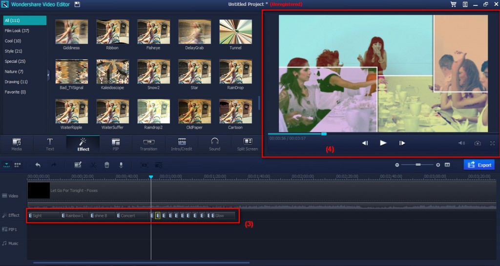 How to add special effects to video with Wondershare Video Editor