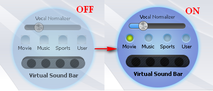 Activate Virtual Sound Bar