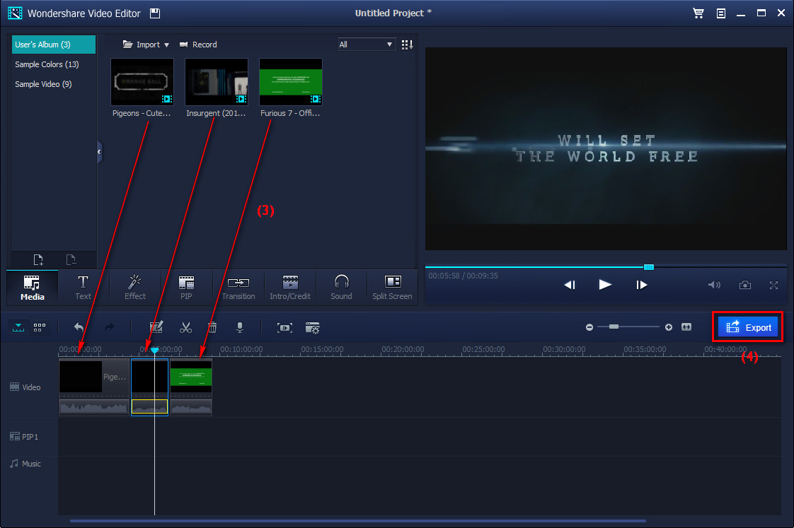 Trim, Split, Rotate and Join Video Clips with Filmora Video Editor
