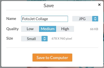 Quickly Share & Save Your Collage