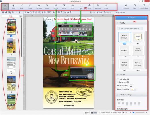 Flip Page Editor 