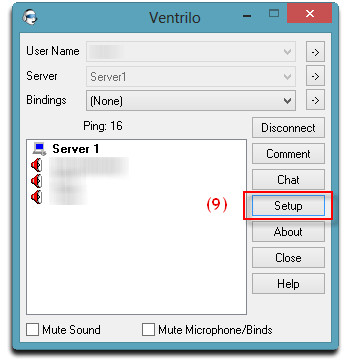 set up Ventrilo