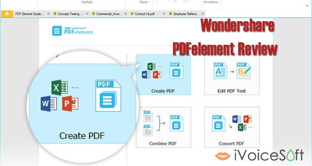 Wondershare PDFelement review- feature