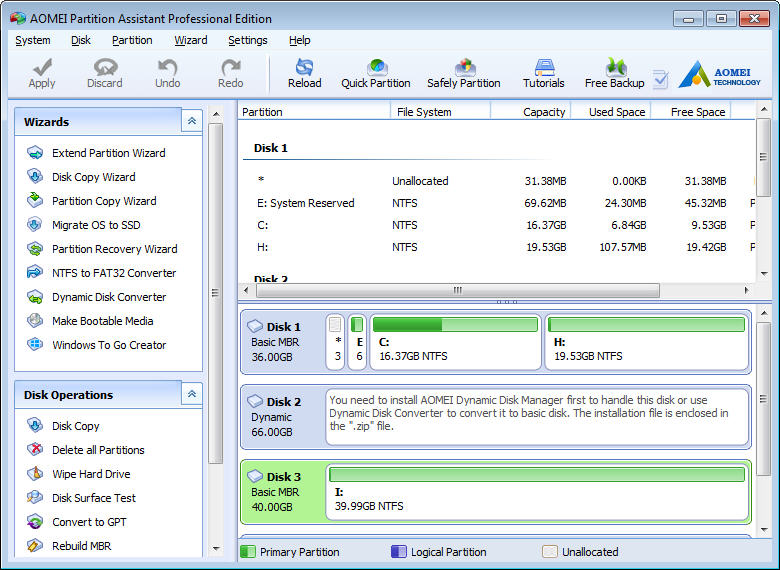 Main interface PA pro 5.8