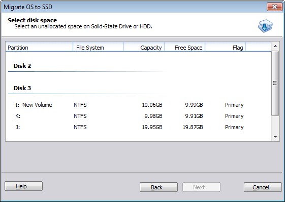 Migrate os to ssd hdd pro 5.8